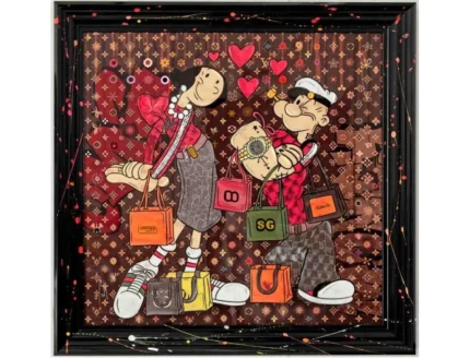 Lacorne πίνακας"Popeye & Olive"