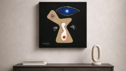 Πίνακας με θέμα "Το μάτι του φυλαχτού"