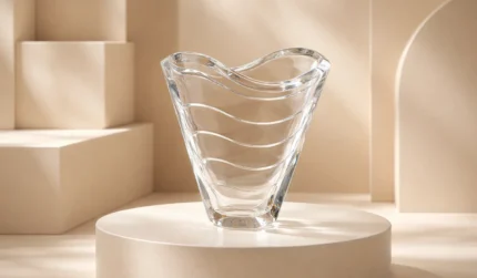 Baccarat κρυστάλλινο βάζο Wave