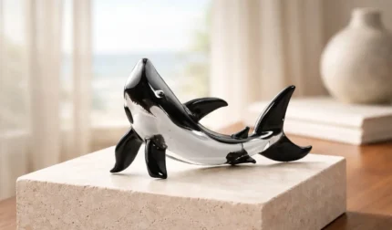 Gilde διακοσμητικό χειροποίητο καρχαριάκι από γυαλί